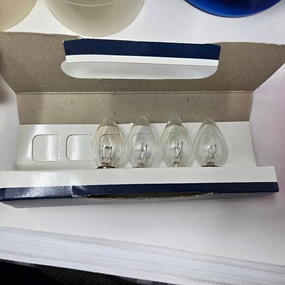 VINTAGE UFO TEMPLE LANTERNS PATIO RV CAMP STRING LIGHTS BLOW MOLD 7 NO LIGHTS - Picture 8 of 8